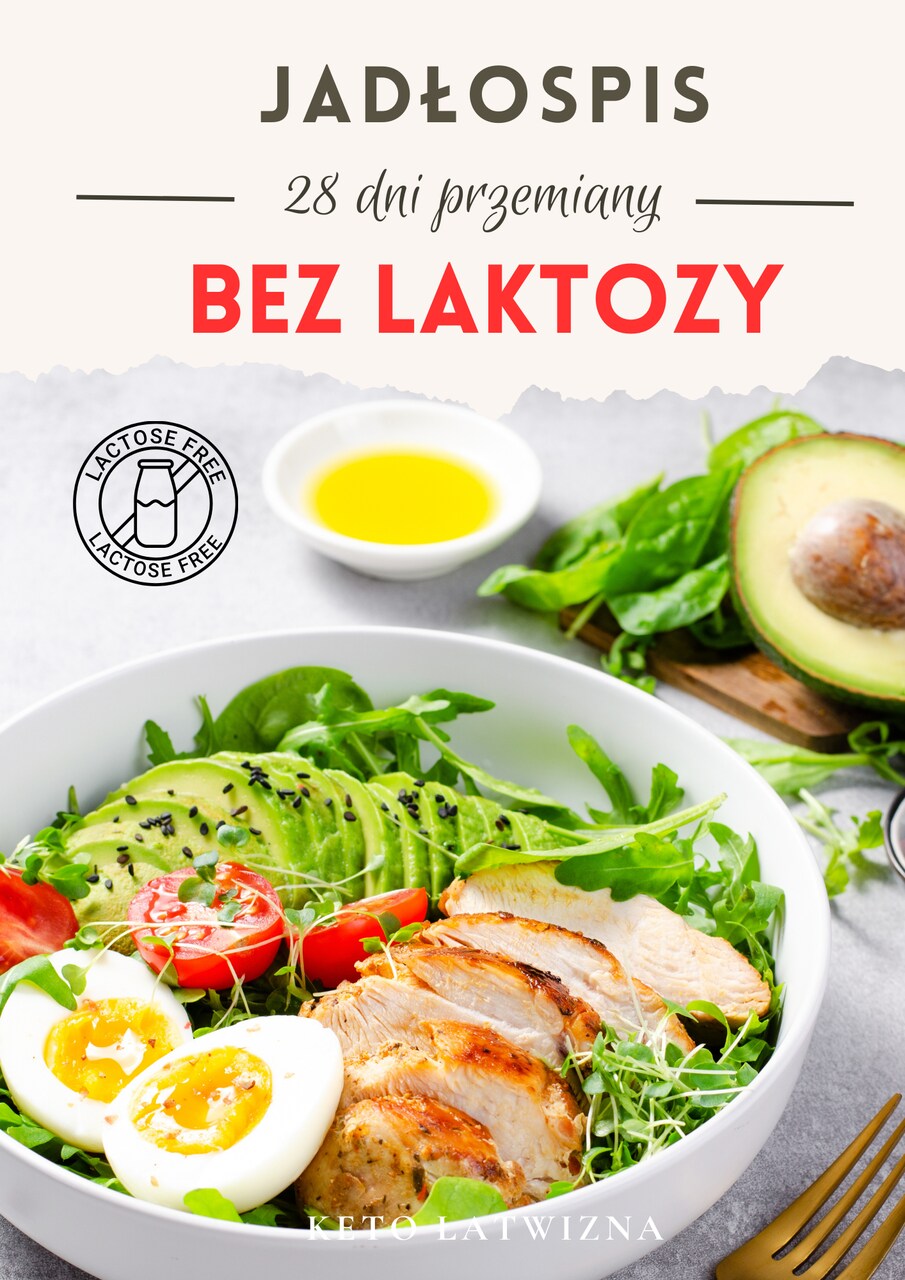 keto jadłospis bez laktozy